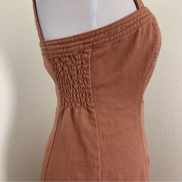 Pacsun Denim Dress Button Front Retro Size Small Cotton Sundress - Picture 8 of 16